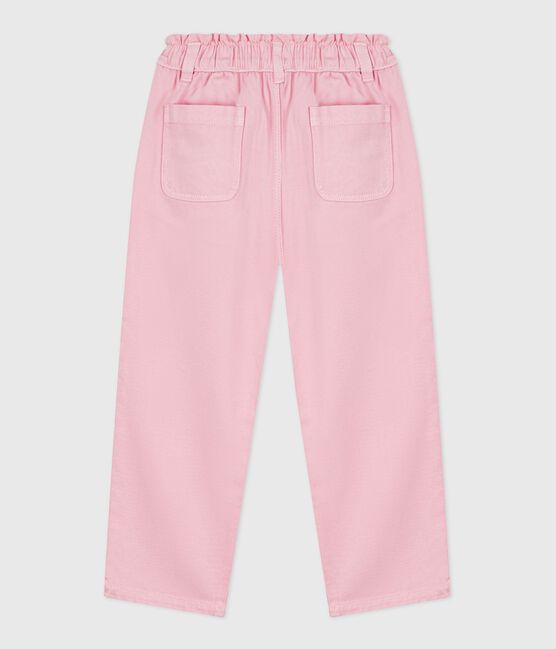 Children's cotton trousers MARQUISE pink