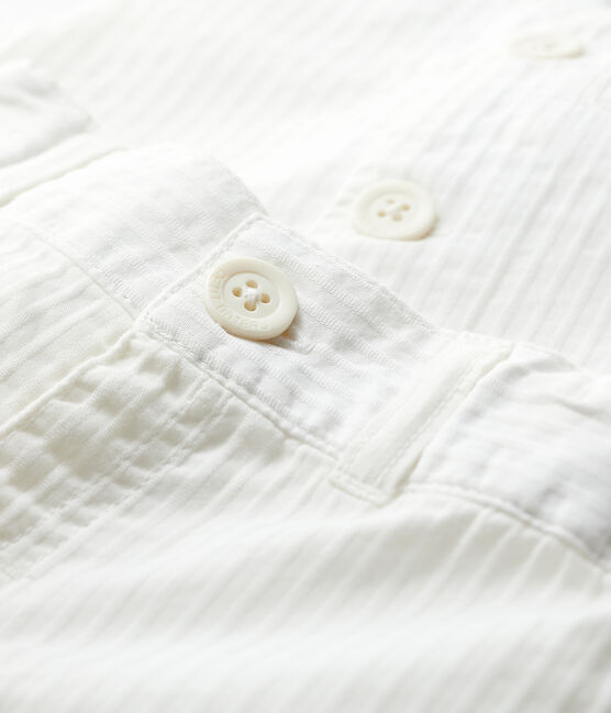 Baby Boys' Stripy Poplin Clothing - 2-Pack MARSHMALLOW white/MULTICO white