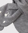Babies' Microfleece-Lined Scarf SUBWAY CHINE grey