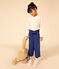 Girls' cotton gauze blouse AVALANCHE Ecru
