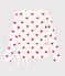 Women's Organic Cotton Wrapover Cardigan MARSHMALLOW white/TERKUIT red