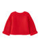 Unisex baby cardigan TERKUIT red
