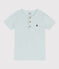 Boys' Short-Sleeved Cotton T-Shirt BULLE green