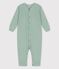 Babies' Footless Cotton and Lyocell Sleepsuit HERBIER green