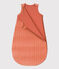 BABIES' HEART PATTERNED VELOUR TOG 2-RATED SLEEPING BAG BRANDY /AVALANCHE