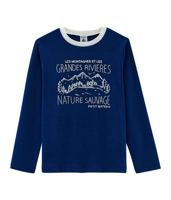 Boys' T-Shirt LIMOGES blue