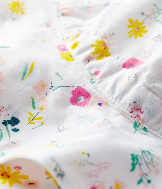 Baby Girls' Floral Print Poplin Floppy Hat variante 1