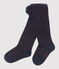 Girl's polka dot tights SMOKING blue/FROUFROU red