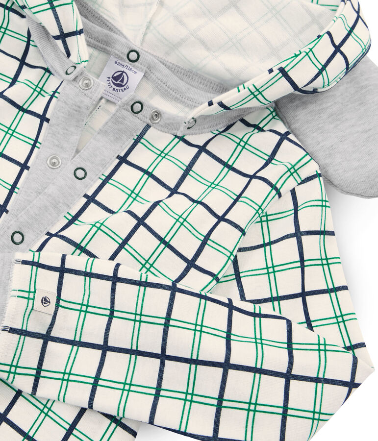 Baby Boys' Long Jumpsuit MARSHMALLOW white/MULTICO white