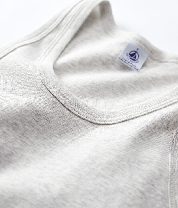 Women's Iconic Cotton Vest BELUGA CHINE