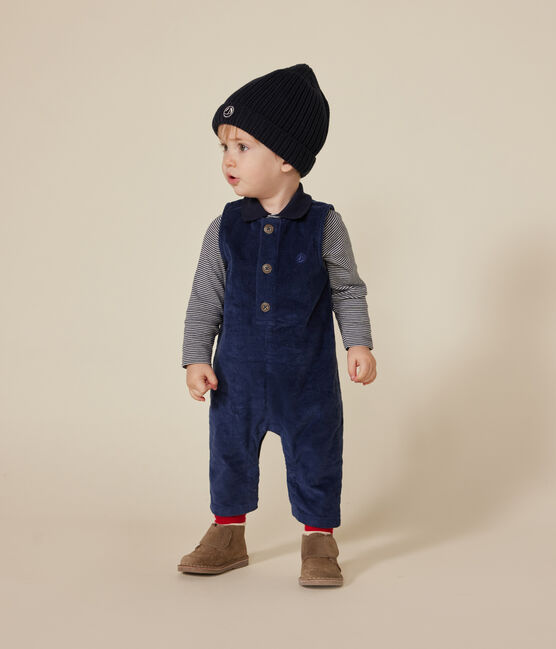 Babies' velour jumpsuit CREPUSCULE