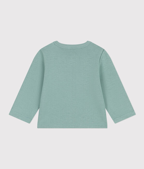 Babies' Thick Jersey Cardigan PAUL green