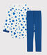 Girls' Heart Fleece Nightdress with Leggings