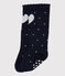 Baby Girls' Long Socks SMOKING blue/MARSHMALLOW white