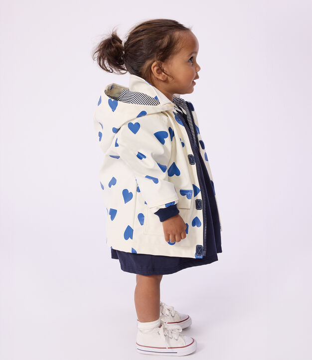 Babies' iconic raincoat blue/blue