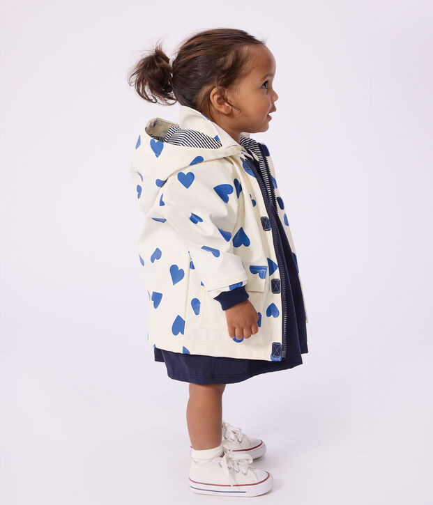 Babies' iconic raincoat blue/blue