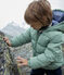 Children's unisex puffer jacket PAUL green