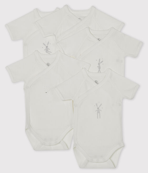 Newborn Babies' Short-Sleeved Bodysuit - 5-Piece Set multicolor