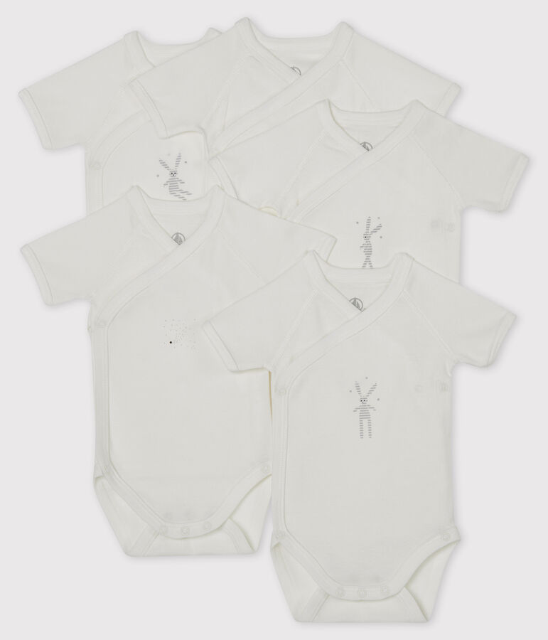 Newborn Babies' Short-Sleeved Bodysuit - 5-Piece Set multicolor