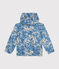 Girls' Lightweight Windbreaker BEACH blue/MULTICO