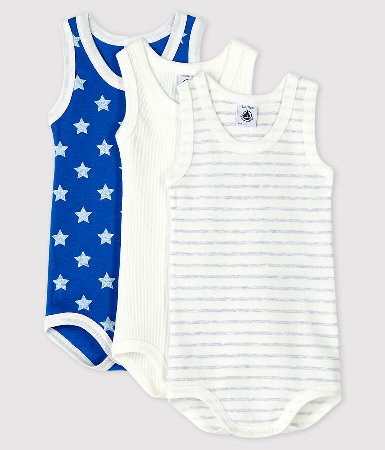 Baby Boys' Sleeveless Bodysuit - 3-Pack variante 1