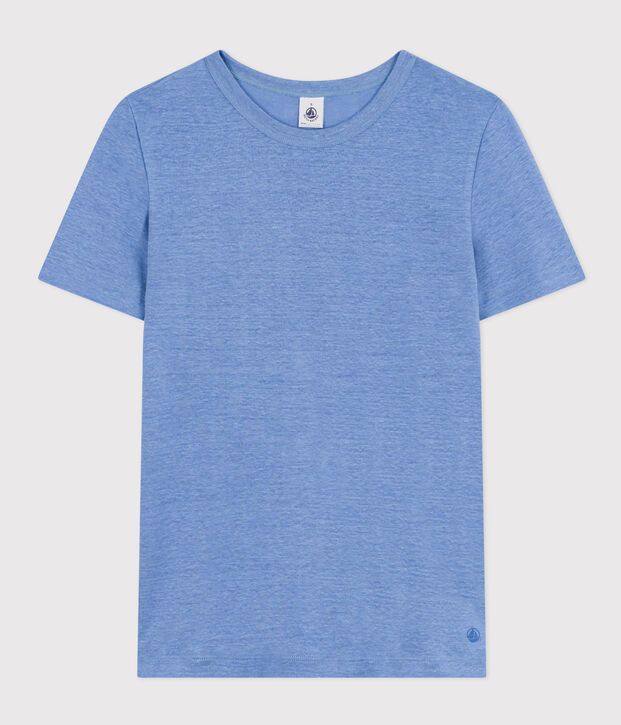Women's Iconic Linen T-Shirt blue