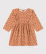Babies' Long-Sleeved Velvet Dress