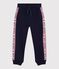 Children's cotton jogging bottoms SMOKING blue