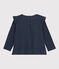 Babies' Cotton Blouse SMOKING blue/MARSHMALLOW white