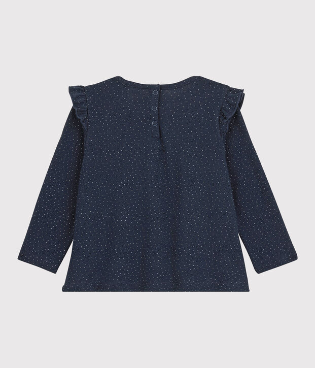 Babies' Cotton Blouse blue/white