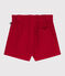 Babies' plain corduroy shorts TERKUIT red