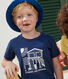 Children's short-sleeved printed cotton T-shirt