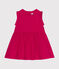 Babies' Sleeveless Linen Dress DELHI pink