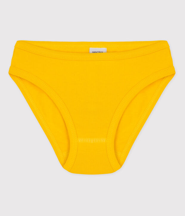 Girls' Cotton Briefs yellow