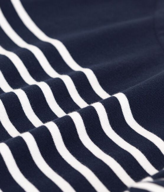 Women's Iconic Cotton Breton Top SMOKING blue/MARSHMALLOW white