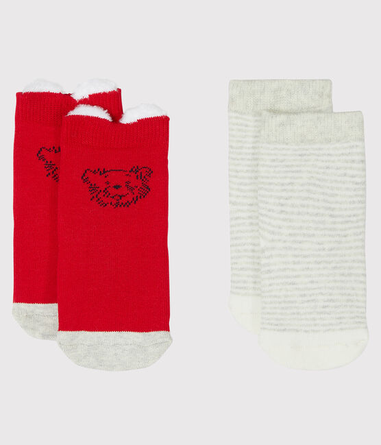 Unisex Babies' Socks - 2-Piece Set TERKUIT red