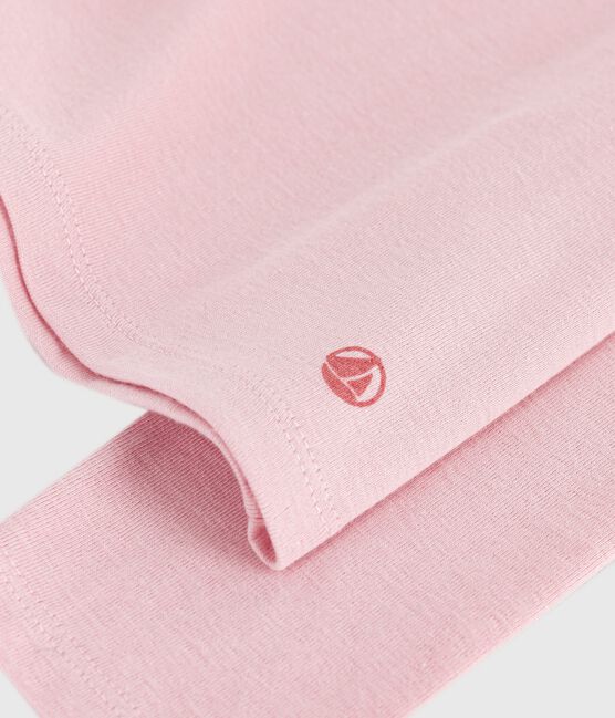 The Iconic cotton polo neck top for women JOLI pink