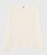 Women's Iconic long-sleeved openwork cotton T-shirt