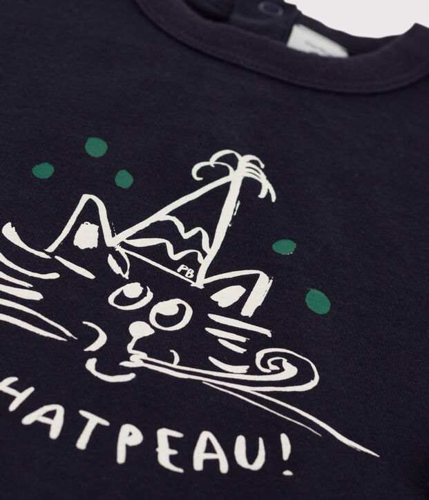 Babies' Long-Sleeved cotton T-shirt SMOKING