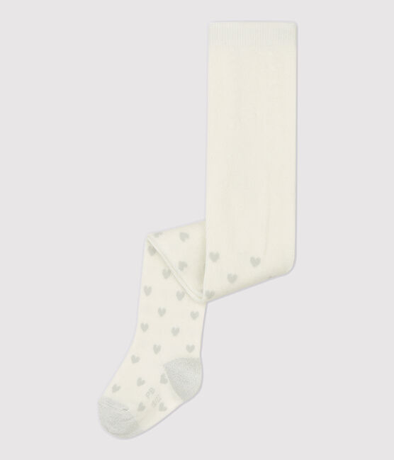 Babies' Tights MARSHMALLOW white/ARGENT grey