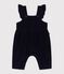 Babies' long-leg dungarees in plain corduroy SOIR