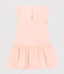Baby girl's sleeveless knit dress FLEUR pink/COPPER pink