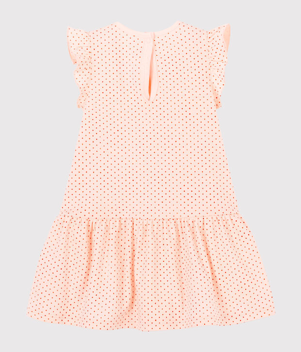 Baby girl's sleeveless knit dress pink/pink