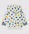 Babies' Fleece Sweatshirt BELUGA grey/MULTICO white