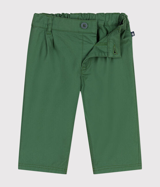Babies' serge trousers PALMERAIE green