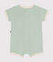 Babies' Terry Short Playsuit HERBIER green
