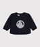 Babies' fleece sweatshirt SMOKING blue