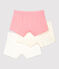 Girls' Heart Print Cotton Hipsters - 3-Pack variante 1