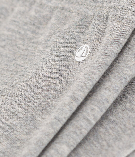 Babies' Cotton Leggings CHATON CHINE grey