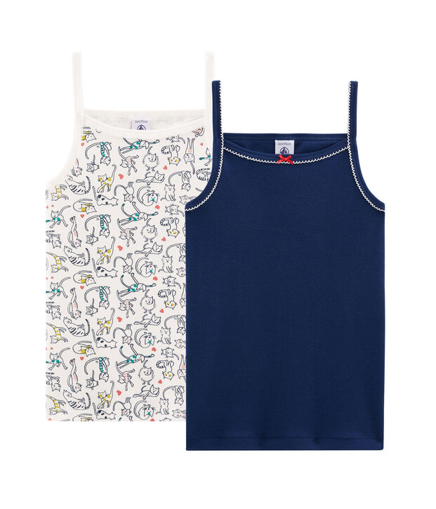 Girls' Strappy Tops - 2-Piece Set multicolor